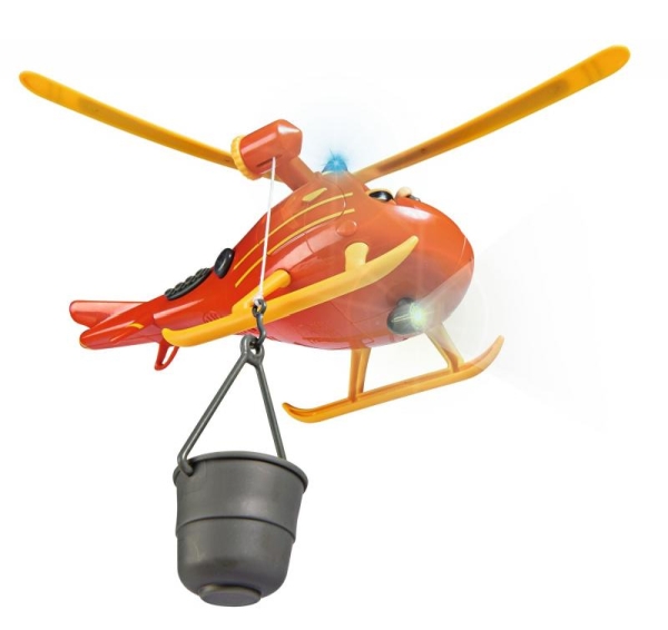 Požárník Sam vrtulník s figurkou Simba
